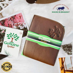 AseGenuineLeather Brown Men Wallet
