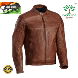 AseGenuineLeather- Tannin Faux Leather Jacket For Men