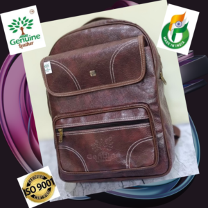 AseGenuineLeather New Backpack Dark brown colour Bag